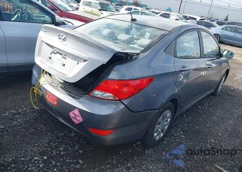 2016 Hyundai Accent Se from USA, damaged, VIN KMHCT4AE0GU029048